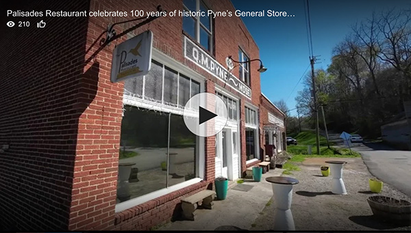 Palisades Restaurant celebrates 100 years of historic Pynes General Store building WSLS story